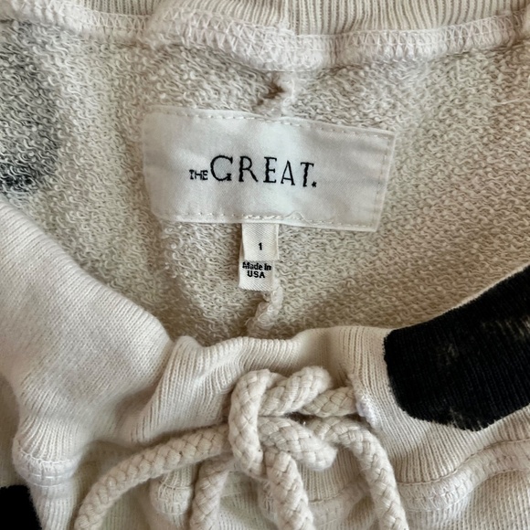 THE GREAT Daisy Stamp Cotton Sweatpant - like new - Picture 6 of 6